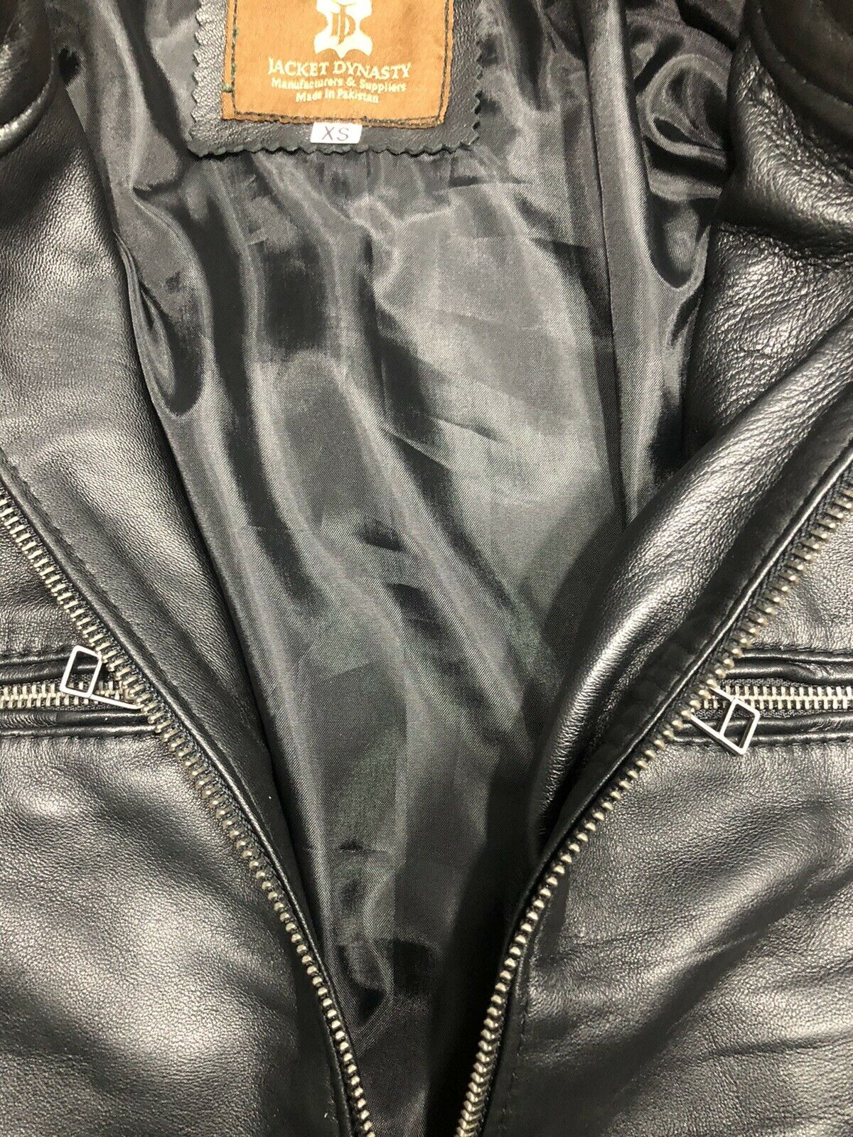 Mens Black David Beckham Real Leather Jacket Biker Vintage Slim Fit Sheep leather