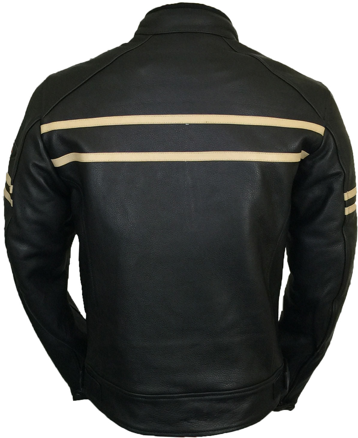 Leather Vintage Cruiser Retro Motorbike Motorcycle Jacket New Cafe Racer