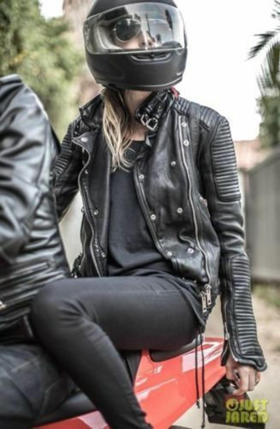 New Women Ladies Jacket Biker Black Moto Genuine Real lambskin Leather Jacket Retro